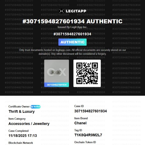 CHANEL Pre-Owned 1995 Gold Tone Turn Rock CC Clip On Earrings - Picture 8 of 9